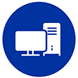 Systems Icon (Blue) 112px